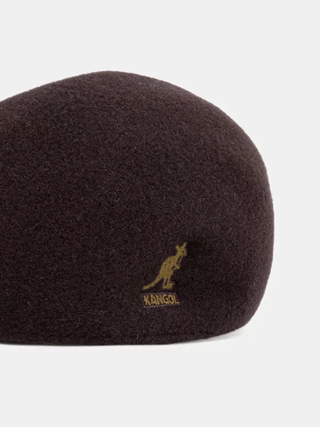 Шерстяная шапка Kangol коричневая