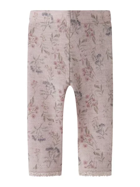 NAME IT Leggings NBFWANG safir / oliv / mov pastel roz
