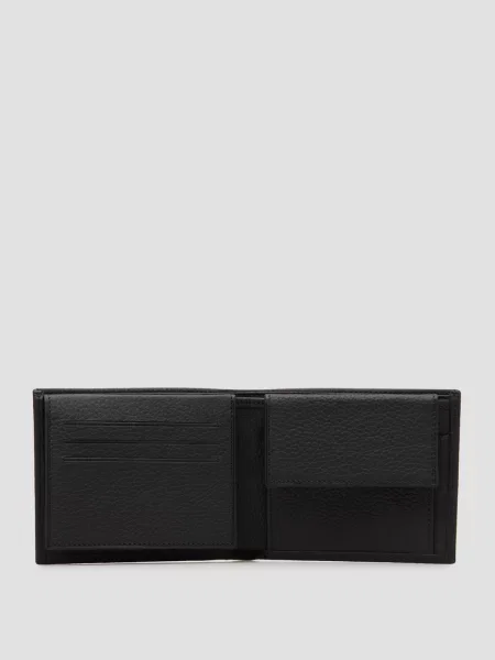 Кожаный кошелек Karl Lagerfeld черный