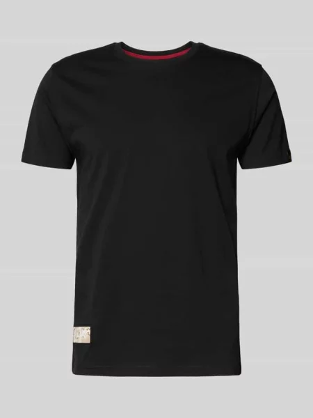 T-shirt z naszywką z logo model Camo' Alpha Industries