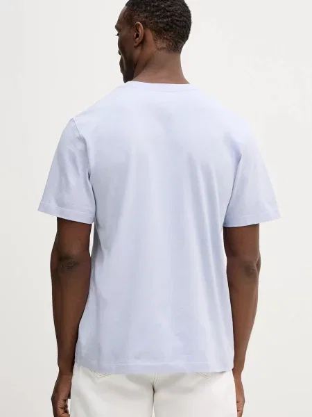 Tričko Calvin Klein Jeans s potiskem modrá
