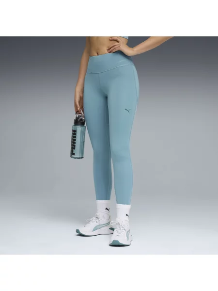 Legginsy treningowe PUMA SHAPE z wysokim stanem Akcesoria S niebieski