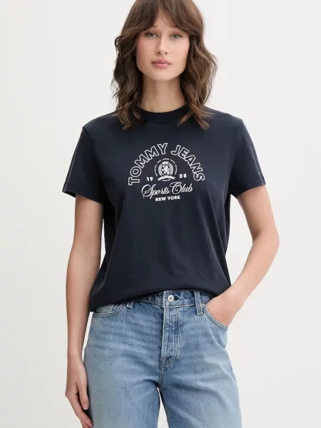 Tommy Jeans kratka majica modra