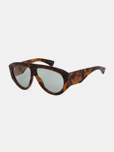 Gucci ochelari de soare pentru bărbați maro