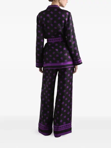 Cămașă Dolce & Gabbana cu imagine negru
