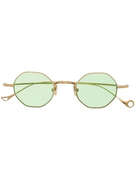 Ochelari de soare Eyepetizer cu imprimeu geometric auriu