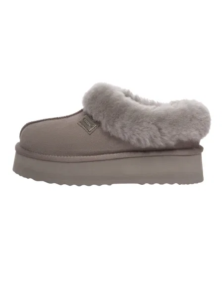 Everau Pantofle Topknot režná