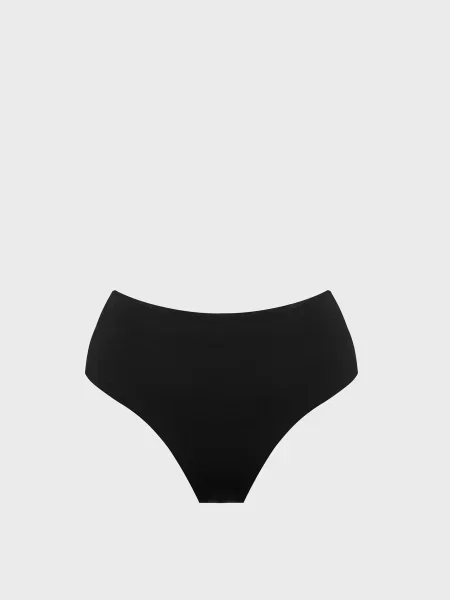 Талия трусы Calvin Klein с высокой посадкой черные