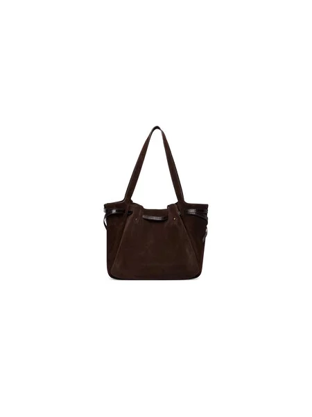 Tory Burch Ročna torba Romy Suede Tote rjava