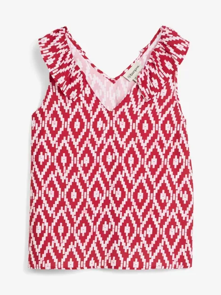 Top Bonprix czerwony