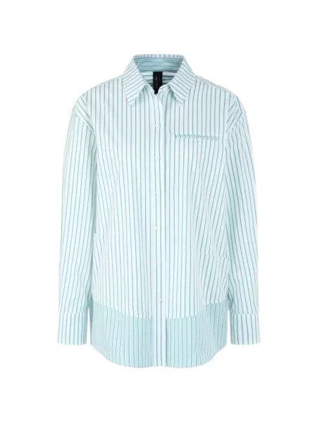 Prugasta košulja Marccain zelena