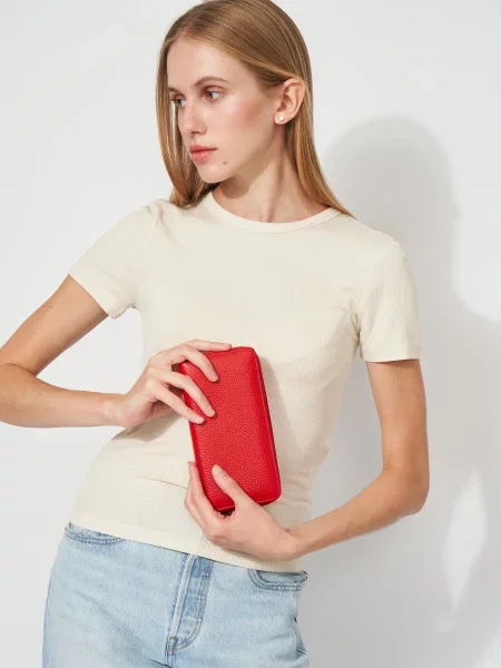 RoyalBag Гаманець Шкіра червоний