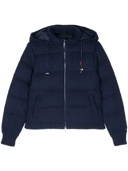 Samt kardigan Polo Ralph Lauren karirani s jednim ramenom narančasta