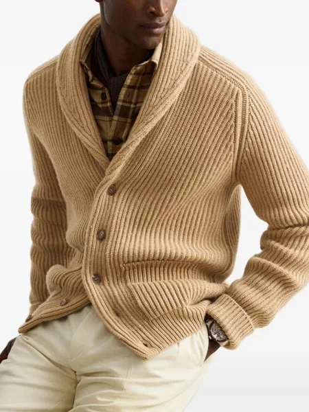 Gulerat cardigan Ralph Lauren Purple Label violet