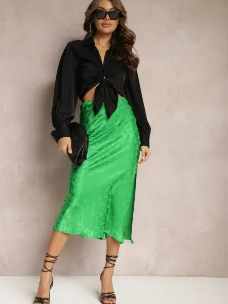 Fusta maxi Other casual lungă verde