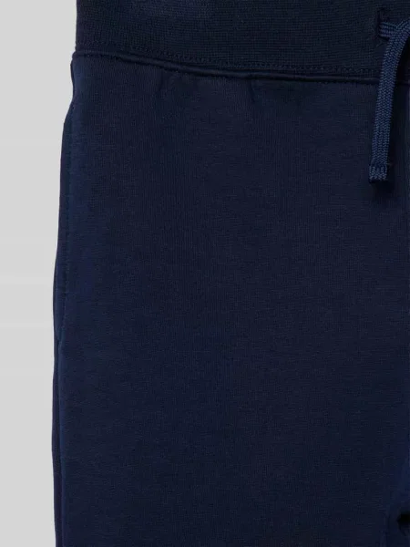 Spodnie dresowe o kroju regular fit z wpuszczanymi Polo Ralph Lauren granatowe