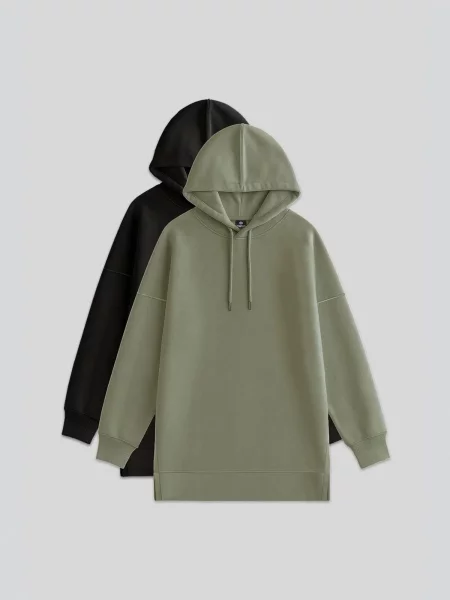 Tommy Life Mikina khaki černá