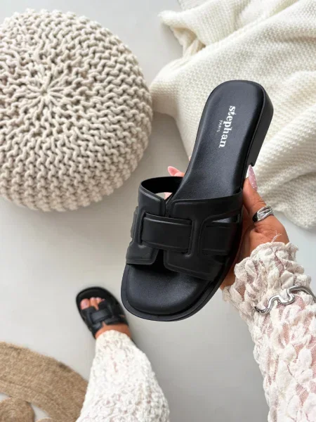 Чехли Boto с нисък ток черно