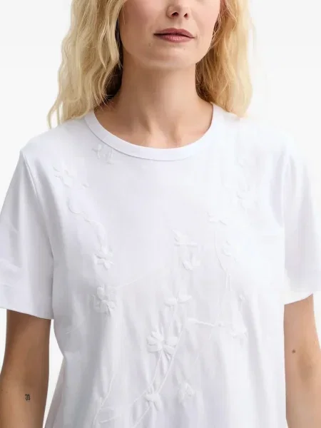 Koszulka Munthe w kwiatki biała