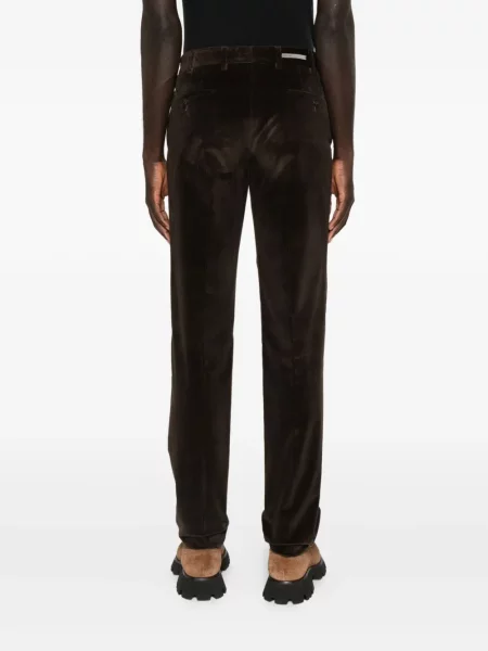 Pantaloni Corneliani de catifea cord maro