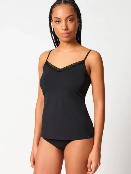 SKINY Kamizelka Kobiety jednolity 38 czarny