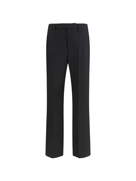 Pantaloni Valentino Garavani de lână negru