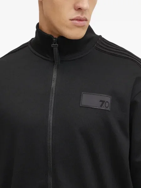Суитчър Ea7 Emporio Armani на райета черно