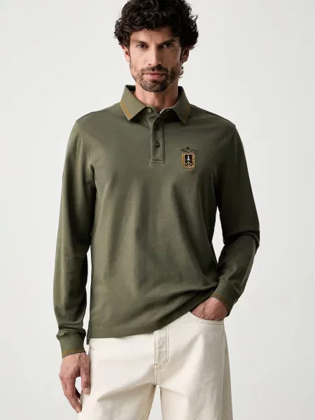 Tricou cu mânecă lungă Aeronautica Militare verde