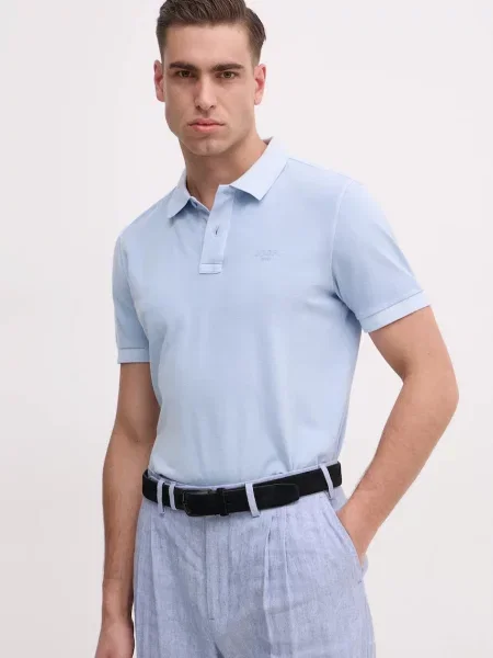 Joop! πόλο ανδρικό με ελαστάν μπλε