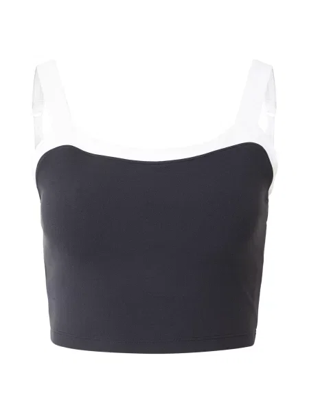 Abercrombie & Fitch Sport top STUDIOFLEX negru alb