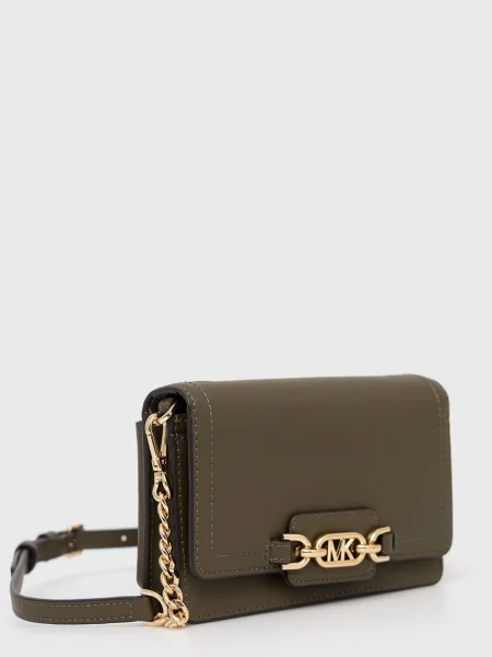 MICHAEL Michael Kors portofel de piele verde negru
