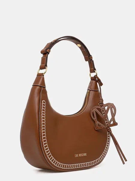 Pisemska torbica Love Moschino rjava