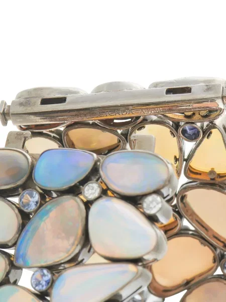 Brăţară Cicada Jewelry cu strasuri argintiu