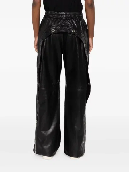 Pantaloni R13 din piele negru