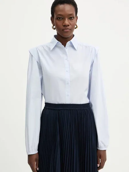 BOSS Orange cămașă din C Bosally cu guler clasic regular albastru