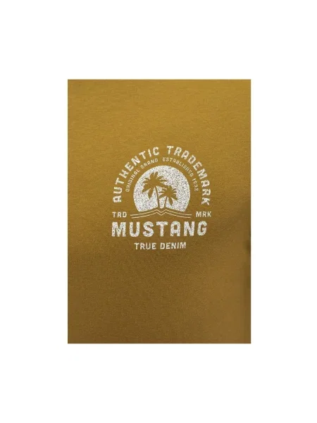 Tricou Mustang cu imagine portocaliu