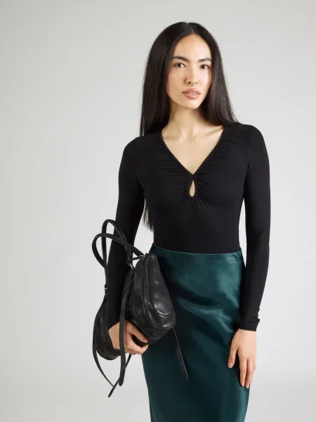 ABOUT YOU Tricou body Ella' negru