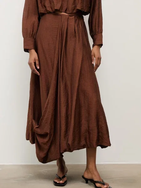 Answear.LAB spódnica bombka brązowa