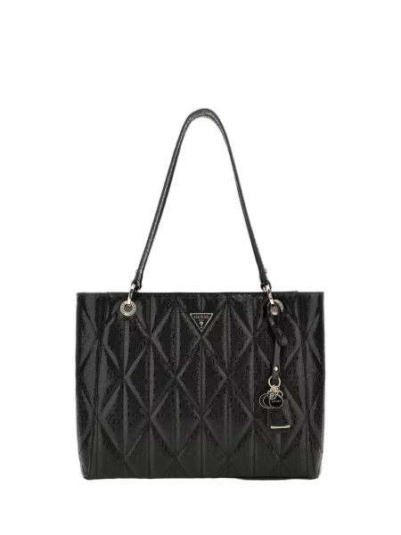 GUESS Geantă de umăr Betula Satchel' negru