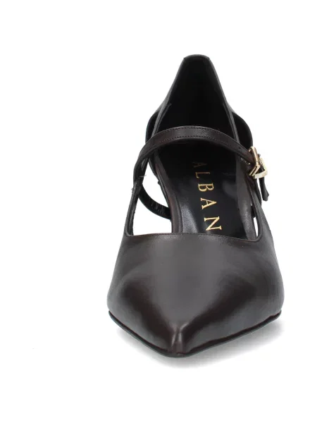 Pantofi Albano maro