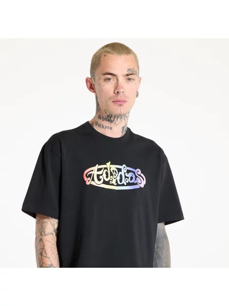 Тениска Adidas Originals с принт черно