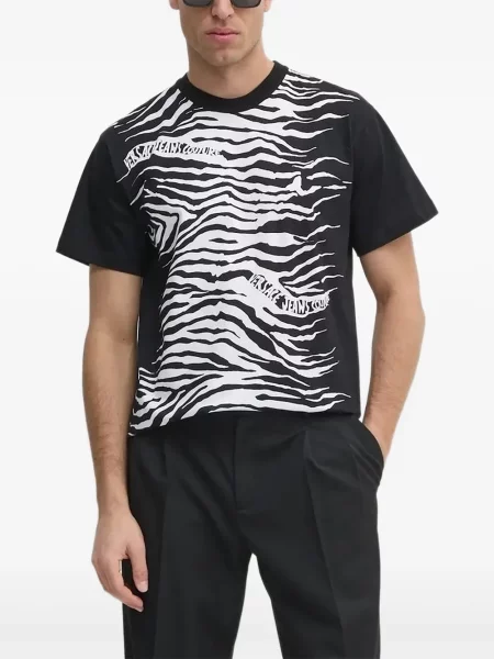 Ζεβρε μπλούζα Versace Jeans Couture με σχέδιο μαύρο