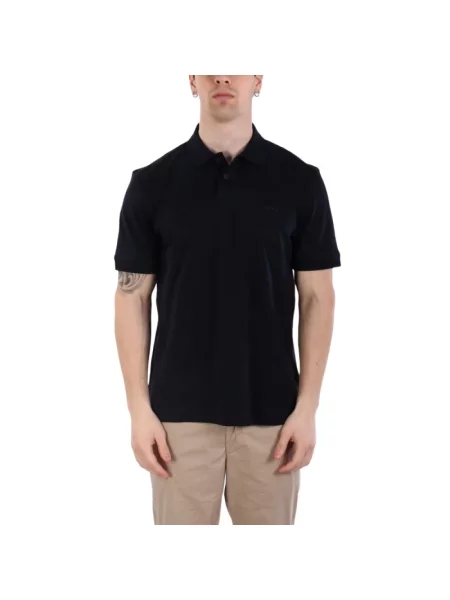 Koszulka polo o kroju regular fit z czystej bawełny model INTERLOCK' Boss Orange niebieska