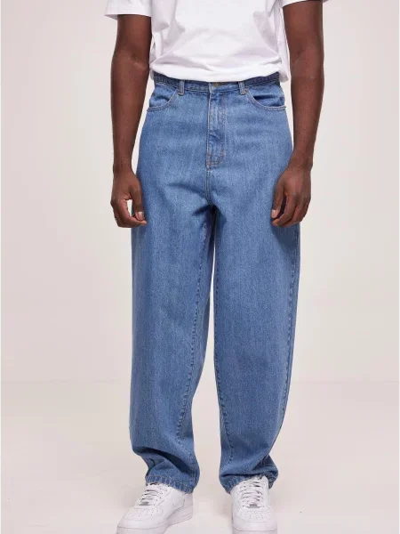 Blugi drepți Urban Classics albastru