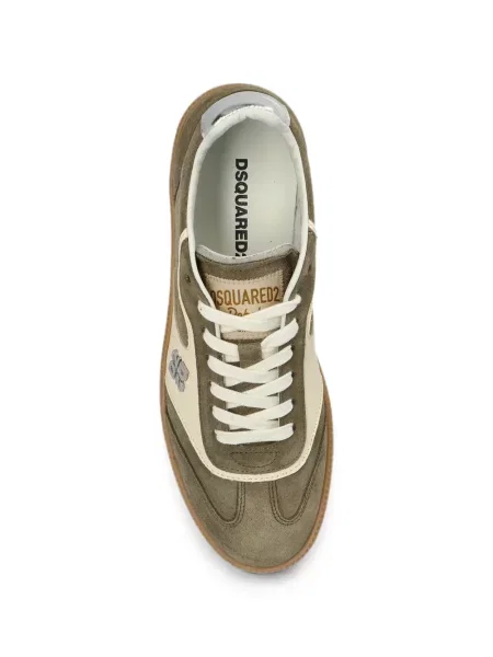 Sneakerși Dsquared2 cu autograf verde