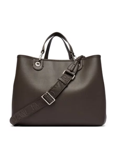 Ročna torba Emporio Armani rjava