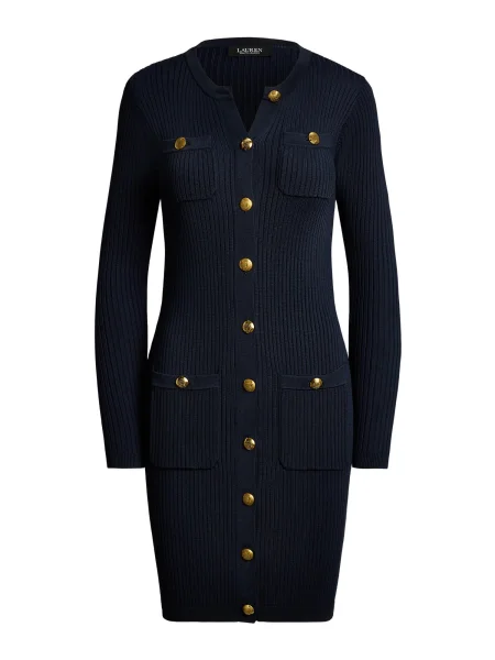 Lauren Ralph Lauren Pletena haljina tamno plava