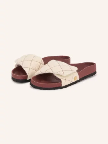 Birkenstock Pantofle Sylt Padded krémová
