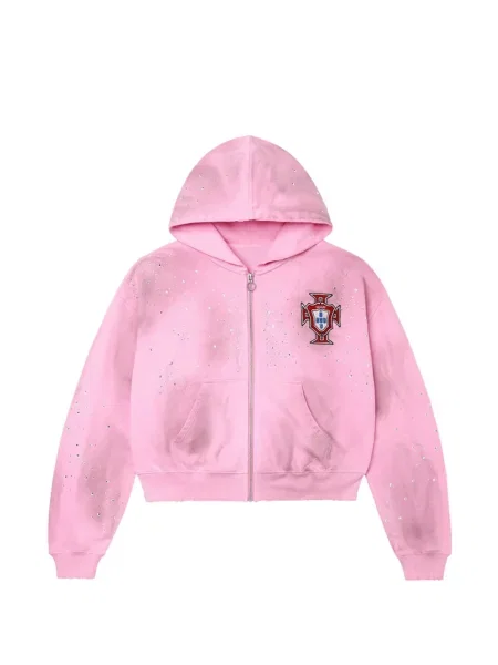 Bluza z kapturem Vale różowa