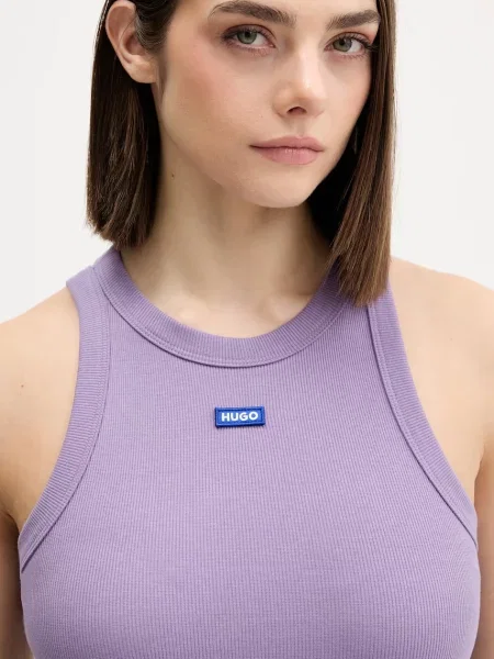 Топ Hugo Blue Easy Tank_B синій